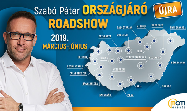 Szabó Péter előadása 2019-ben Pécsen - Jegyek itt!