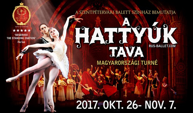 Szentpétervári Balett: Hattyúk tava balett Veszprémben - Jegyek a 2017-es előadásra itt!
