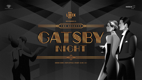  The Kusetté Gatsby Night - Jegyek itt!