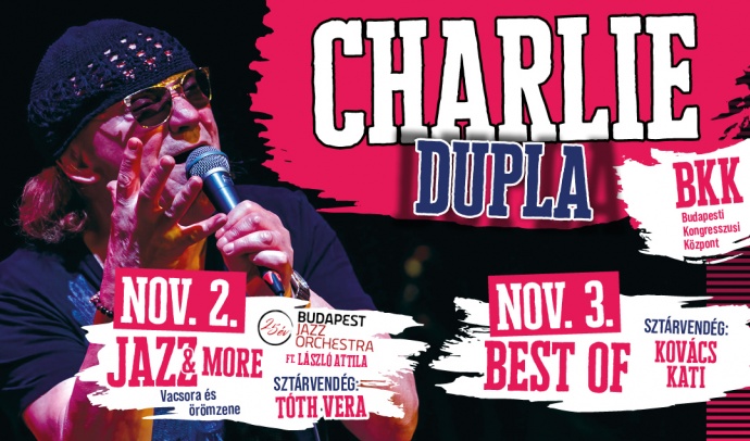 Ünnepi dupla Charlie koncert 2023-ban a Budapesti Kongresszusi Központban - Jegyek itt!