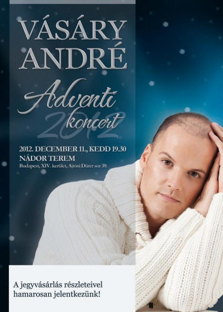 Vásáry André adventi koncert 2012 - Jegyek itt!